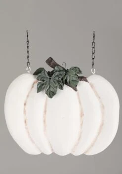 10 Inch Whitewashed Pumpkin Arrow Figure -Fun World Shop 10 inch whitewashed pumpkin arrow figure alt 2