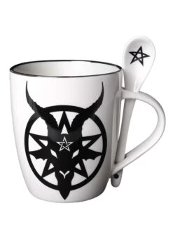 Baphomet Symbol Mug And Spoon Set