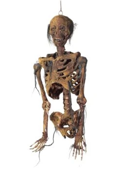 Rotting Skeleton Torso Hanging Light Up Decoration