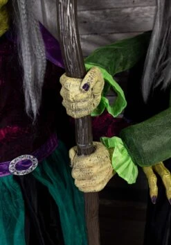 Animated Stirring Up Trouble Witch Decoration -Fun World Shop stirring up trouble animated witch decoration alt 6