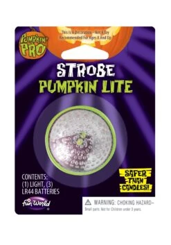 Fun World White Strobe Pumpkin Lite